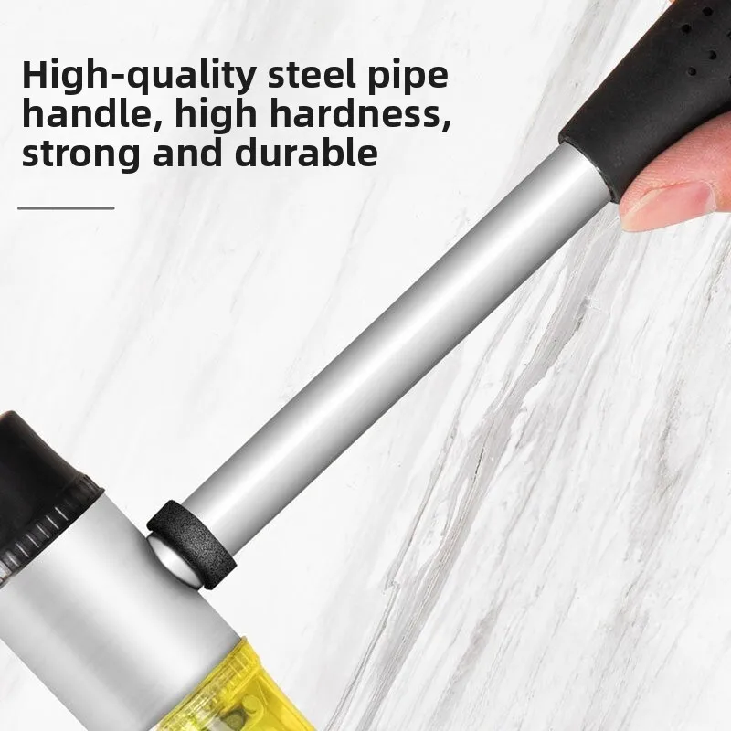 

Tool Steel Pipe Shank Mounting Hammer Rubber Hammer, Rubber Mounting Hammer, Tile Hammer 35mm Diameter