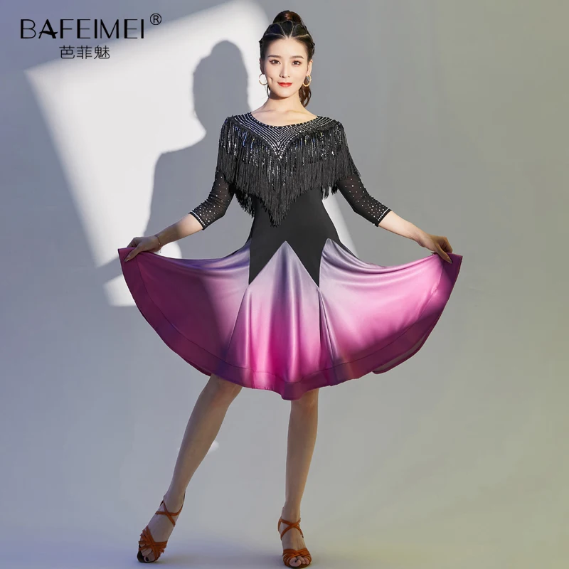 

2022 NEW Latin Dance Dress Women/Girls/Lady New Sexy Salsa/Ballroom/Tango/Cha Cha/Rumba/Samba/Latin Clothes For Dancing 7023