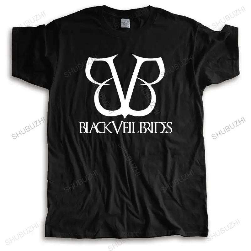 mens sunmmer fashion cotton t-shirt Black Veil Brides T Shirt Men New Printed Psot-Hardcore Punk Short Sleeve Cotton Rock Roll