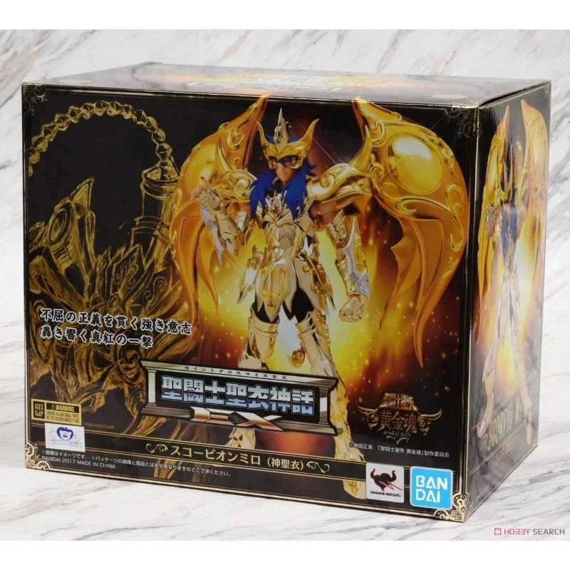 متوفر في المخزون بانداي سانت القماش أسطورة EX العقرب ميلو الذهبي الروح الرسوم المتحركة عمل سلسلة نموذج لجسم لعبة هدية جمع #6