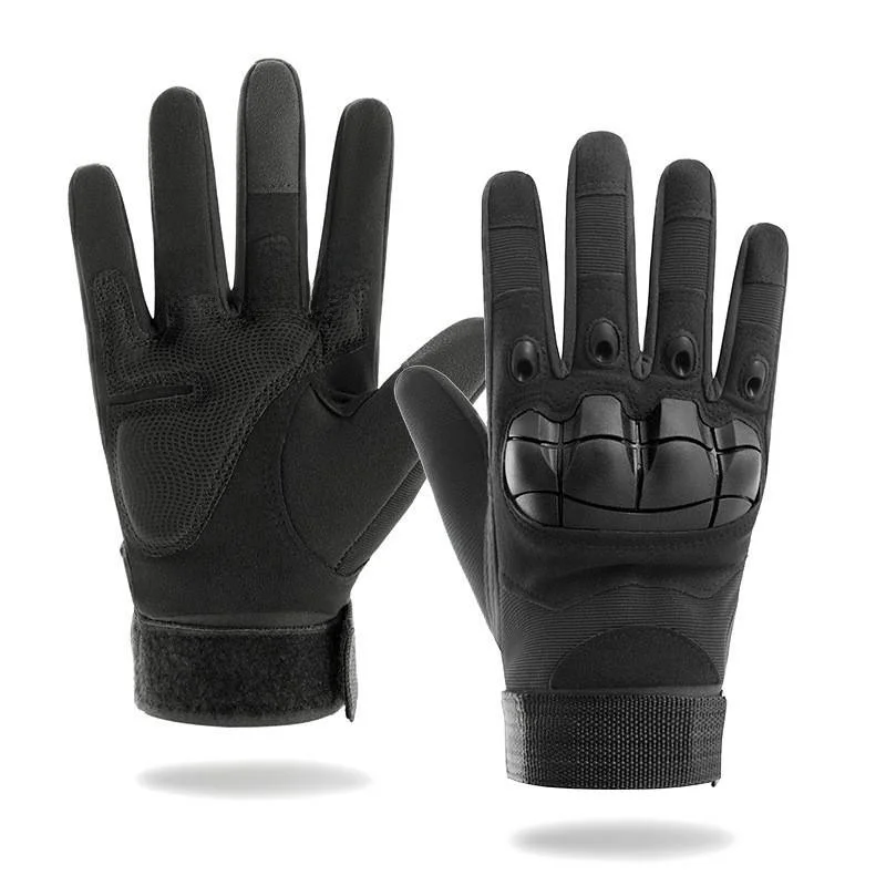 

Tactical Gloves Unisex Soft Protective Palm Pads Touchscreen Training Combat Anti-slip Long Finger Military Fan Gloves