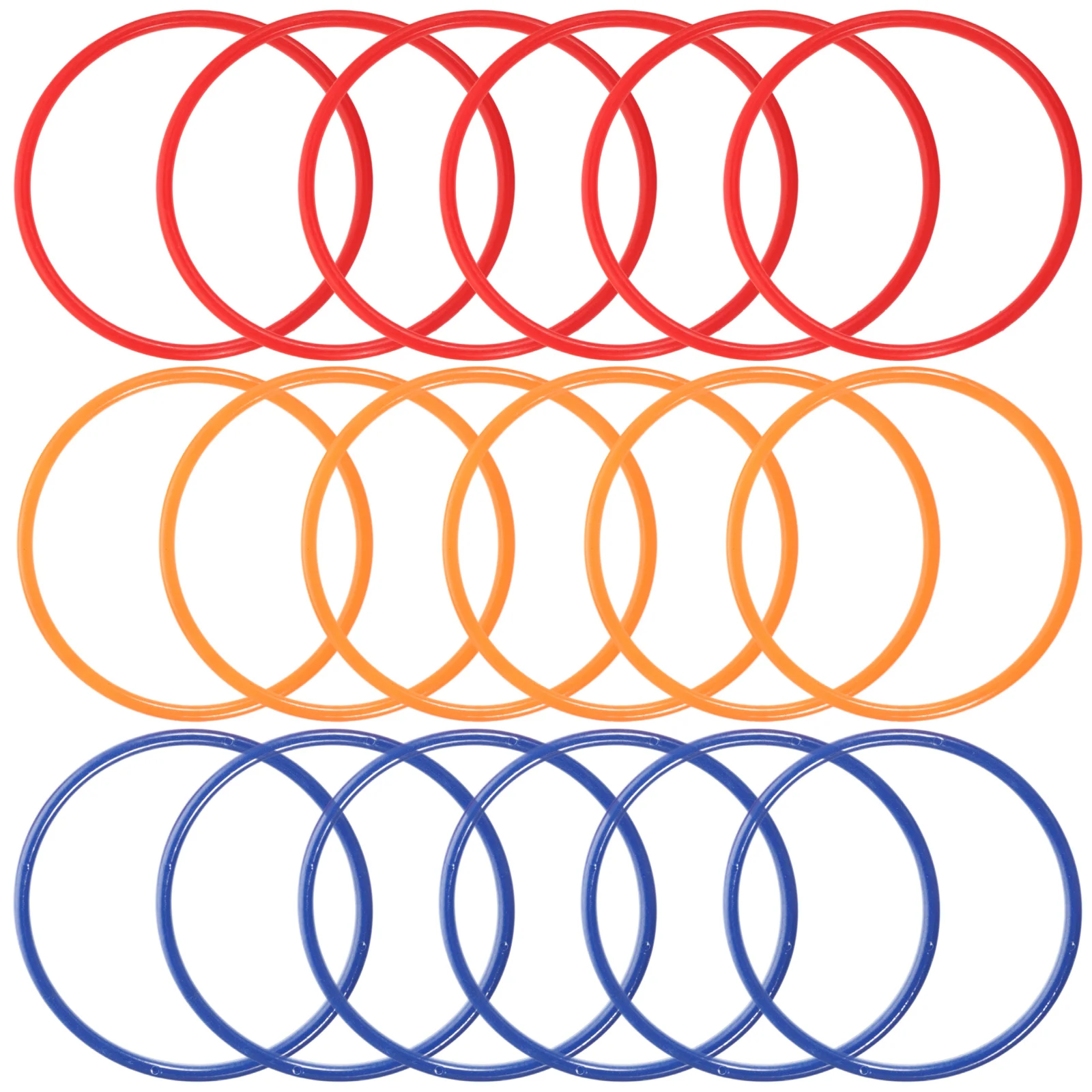 

24 Pcs Ring Toy Colorful Toss Rings Plastic Throwing Lightweight Game Equipment