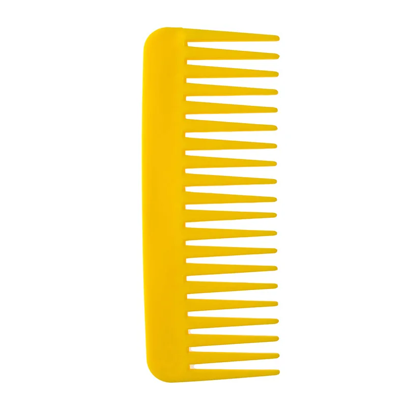 Wide Tooth Comb Plastic Detangling Styling Hair Brush