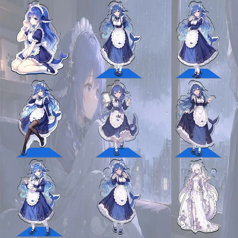 DeepSeek 15CM Manga Character Acrylic Figure Stand Two‑Sided Printed Model Plate Desktop Ornament Fan Collection Gift Keychain