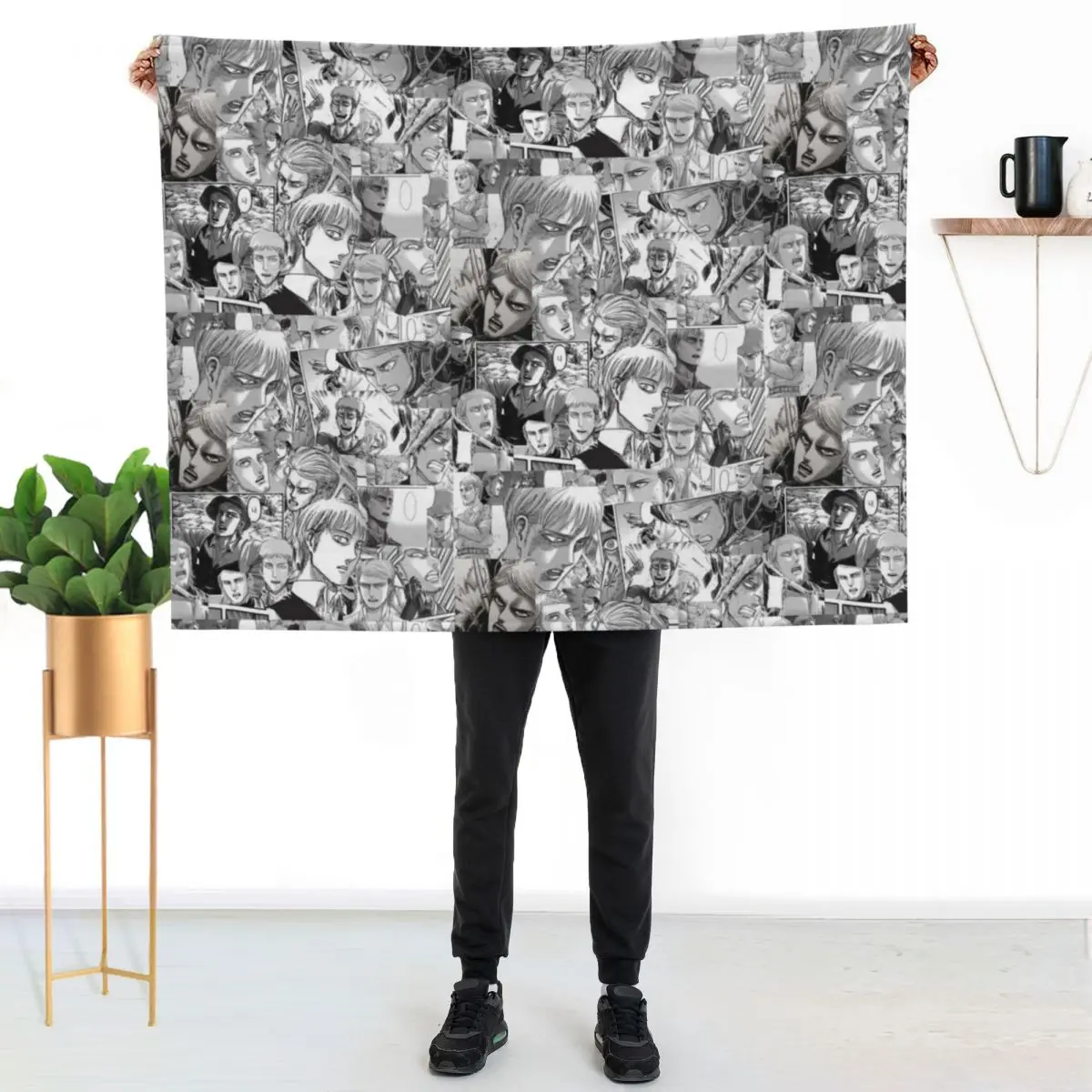 Jean Manga Panels Throw Blanket Polar Luxury Blankets For Bed heavy to sleep Quilt Hairy Blankets