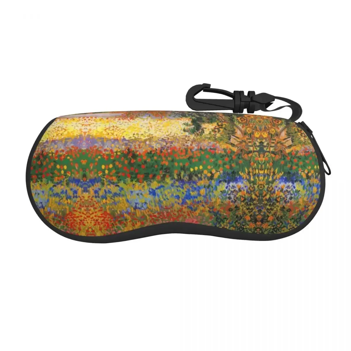 Flower Garden Painting By Vincent Van Gogh Shell Eyeglasses Protector Cases Fashion Sunglass Case Glasses Bag