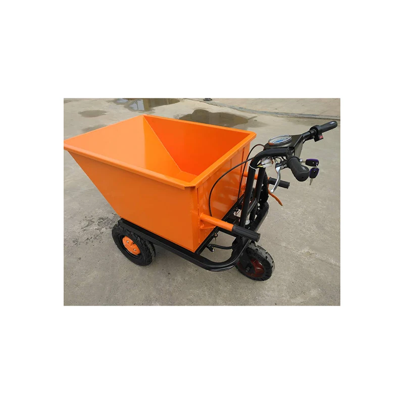 Electric cart Hand Lift Dump Dumper Construction site transportation trolley