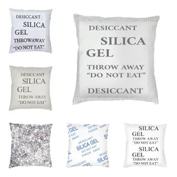 Funny Silica Gel Package Cushion Cover 40x40cm Home Decor 3D Print Throw Pillow Case for Car Two Side