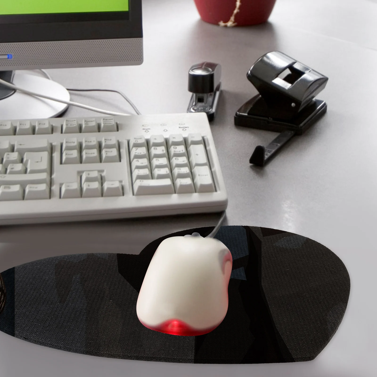 6 Pcs Mouse Pad for Heat Transfer Sublimation Blank Cute Pads White Bulk Blanks