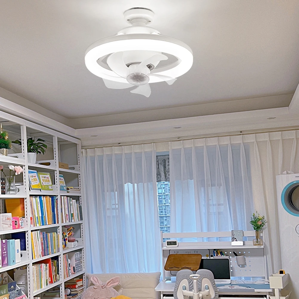 

Современный светодиодный потолочный вентилятор с дистанционным управлением Потолочный вентилятор Светодиодная лампа с основанием E27 3 цвета с регулируемой яркостью/RGB с регулируемой яркостью Внутренний потолочный вентилятор