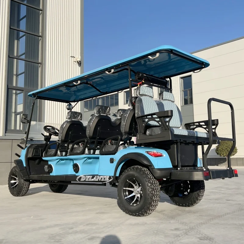 

Экскурсионная электрическая тележка, новые производители энергетических автомобилей, прямые продажи вездеходных транспортных средств, четырехколесная электрическая 8-местная тележка для гольфа