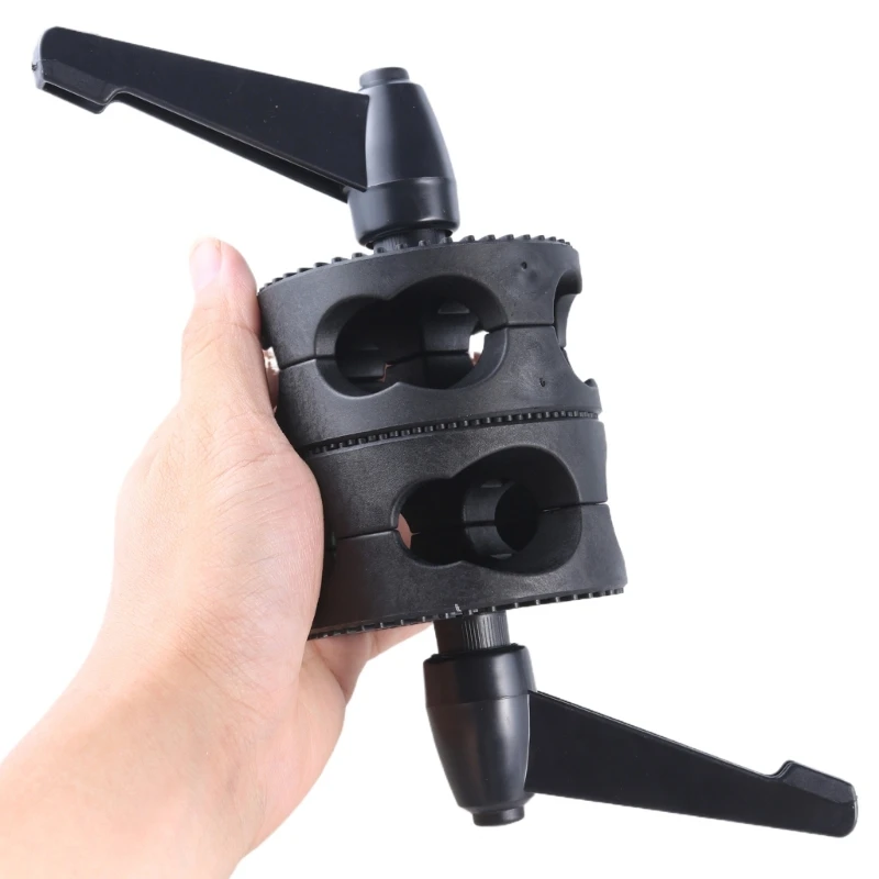 Professional Photography Studio C056 Double Swiveling Grip Head Secure Locking Mechanism Boom Arm Reflector Holder Stand