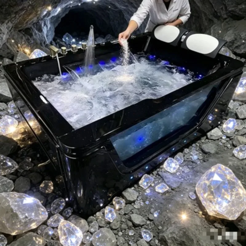 USA Balboa Spa Whirlpool Jacuzzi Massage Bathtub Hot Tub Hydrotherapy Acrylic 5 Person Salt Water Ozone Waterfall