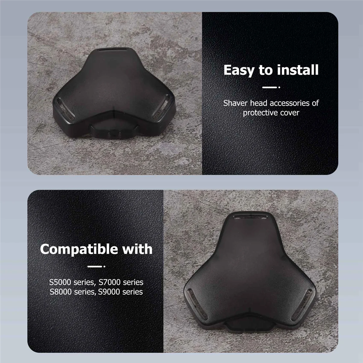 Ecologico Sostituisci il coperchio del cappuccio di protezione della testa per Philips Shaver Sh50 S7000 S8000 S9000 Serie S5000 Nuova serie a nido d'ape