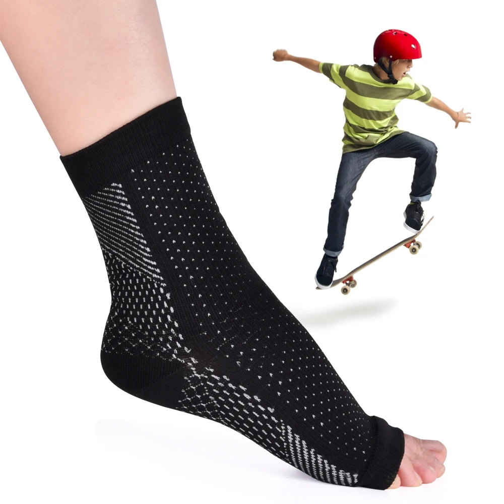 Anti-fatigue Ankle Heels Support Compression Sleeves Foot Support Sports Pain Relief Socks Relieve Discomfort Soreness