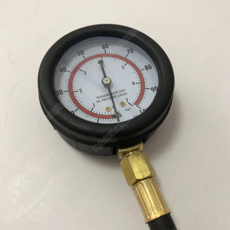 New Car Fuel Pressure Gauge Car Gasoline Injection Tester Meter With 6.3 7.89 9.49 Connector Fast Connetion