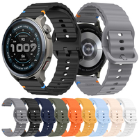 For Huami Amazfit BALANCE 2 Bands 22mm Silicone Watch Strap GTR 4 2 2e 47mm/GTR3 Pro/Stratos 3 2S/CHEETAH/Bip 6 5 Sport Bracelet