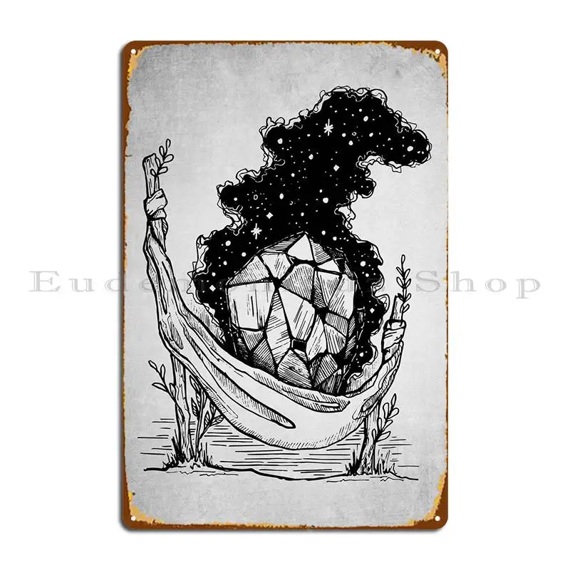 Stargazing Meteor Metal Sign Home Printed Design Pub Wall Decor Design Tin Sign Poster