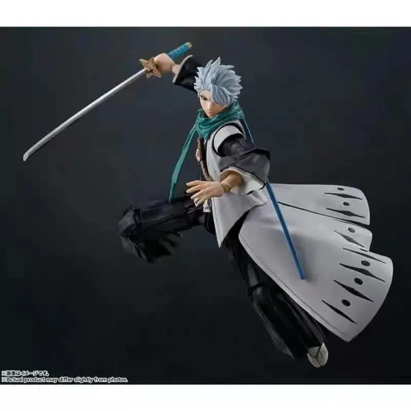 100% Original Bandai SH Figuarts SHF Toshiro Hitsugaya BLEACH Anime Action Figures Toys Model Figura Collector Gifts