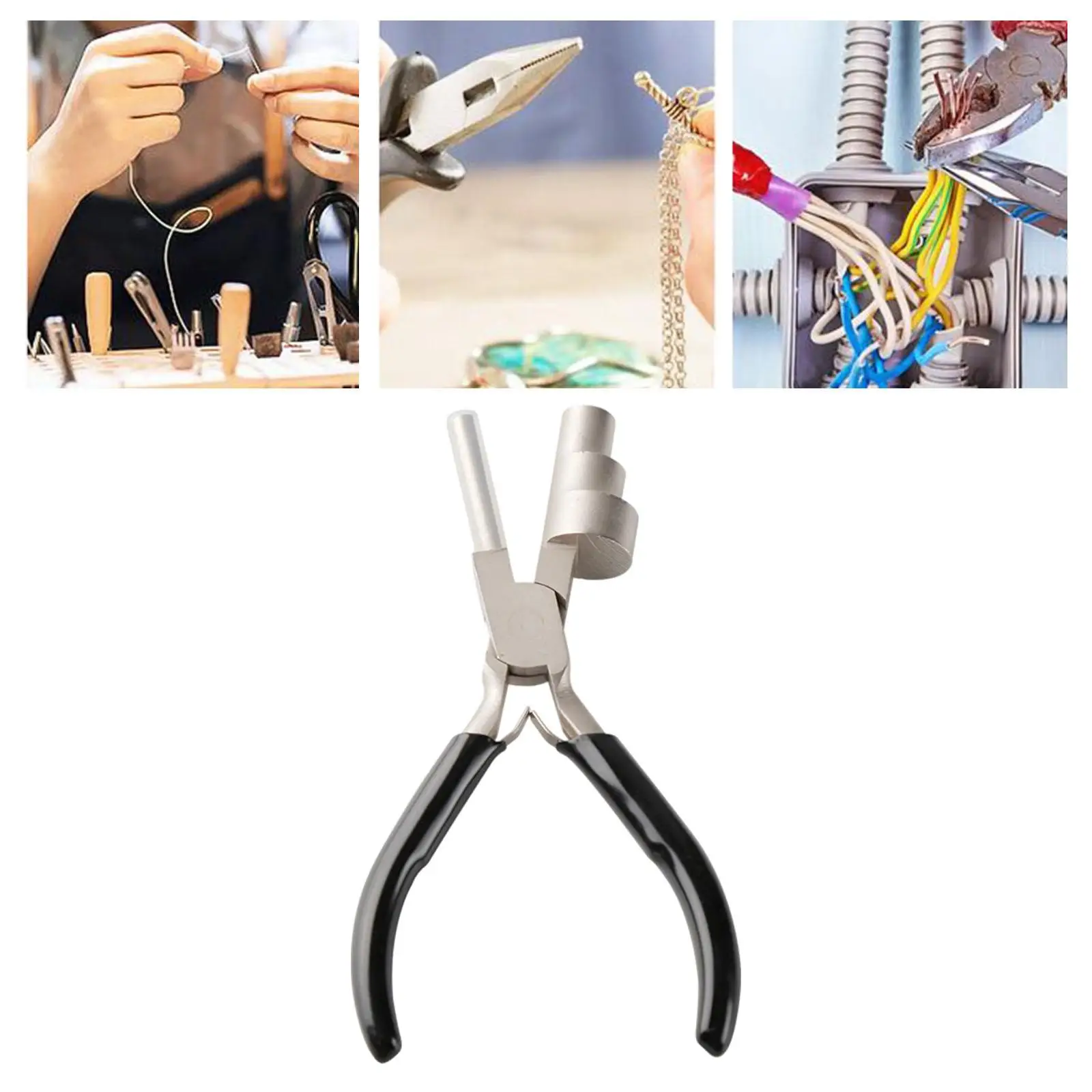 3 ステップ保釈プライヤージュエリー作成ツール丸カン修理用