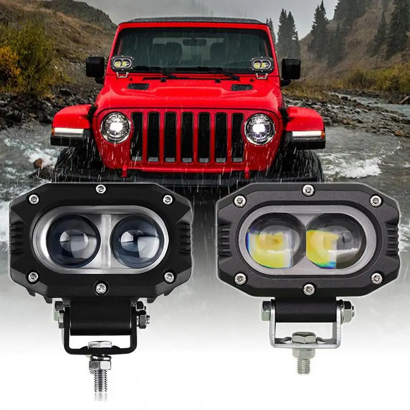 Exploradoras LED Para Moto Adjustable Motorcycle LED Lights Sturdy Dustproof Shockproof Fog Lights For Agricultural Vehicles