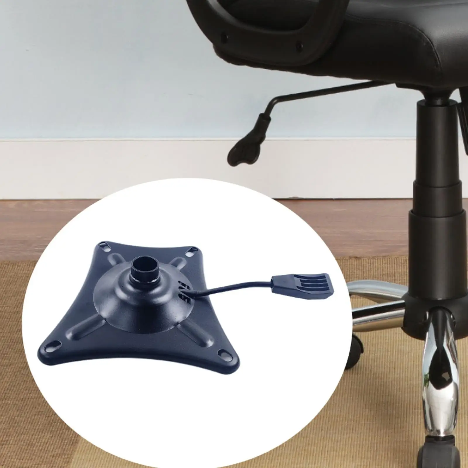 

Office Chair Tilt Control Mechanism Sturdy Control Lift Mechanism Practical Mount Plate Replacement Parts Accessories Heavy Duty