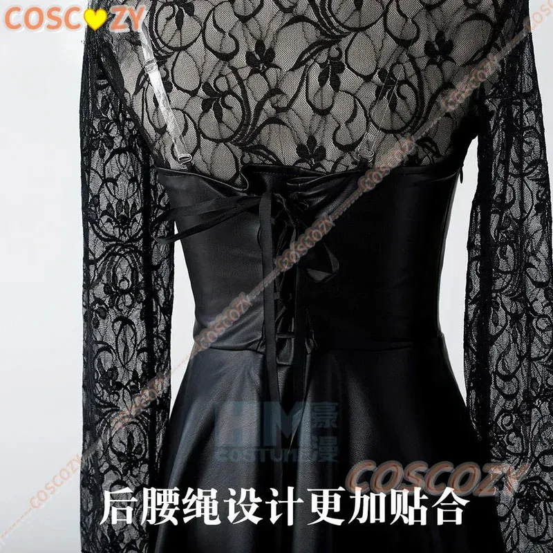 Sra. Osaragi Anime Cosplay cómic Sakamoto días el miembro del pedido todo vestido negro juego de rol chica mujer traje peluca fiesta de Halloween