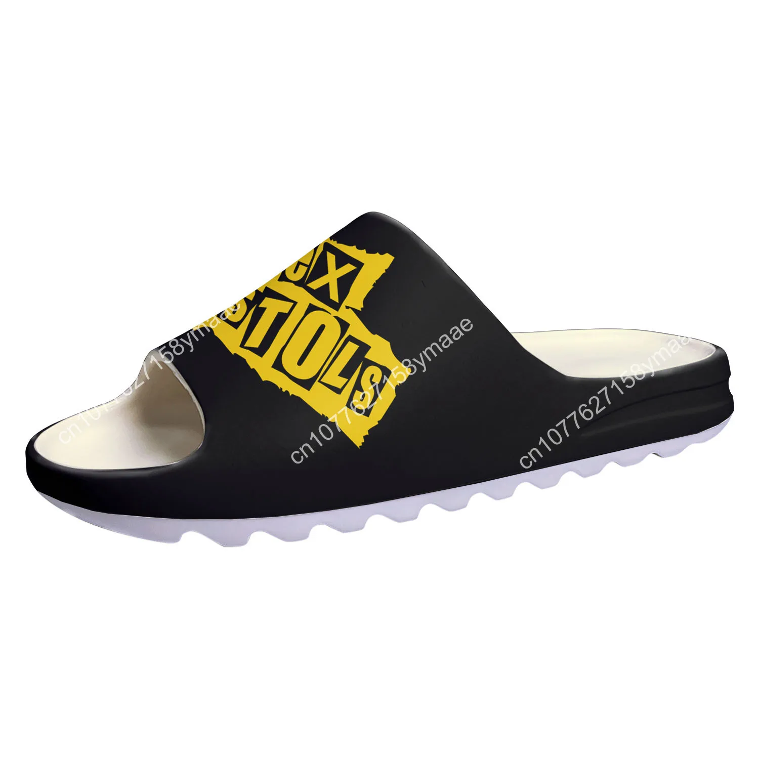 Sex Pistols Soft Sole Sllipers Home Clogs Water Shoes Mens Womens Teenager God Save The Queen Bathroom Customize on Shit Sandals