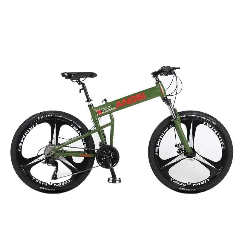 

Hot sales bicicleta folding mountain bike aluminum foldle cycle 21 speed trinx bysicle man