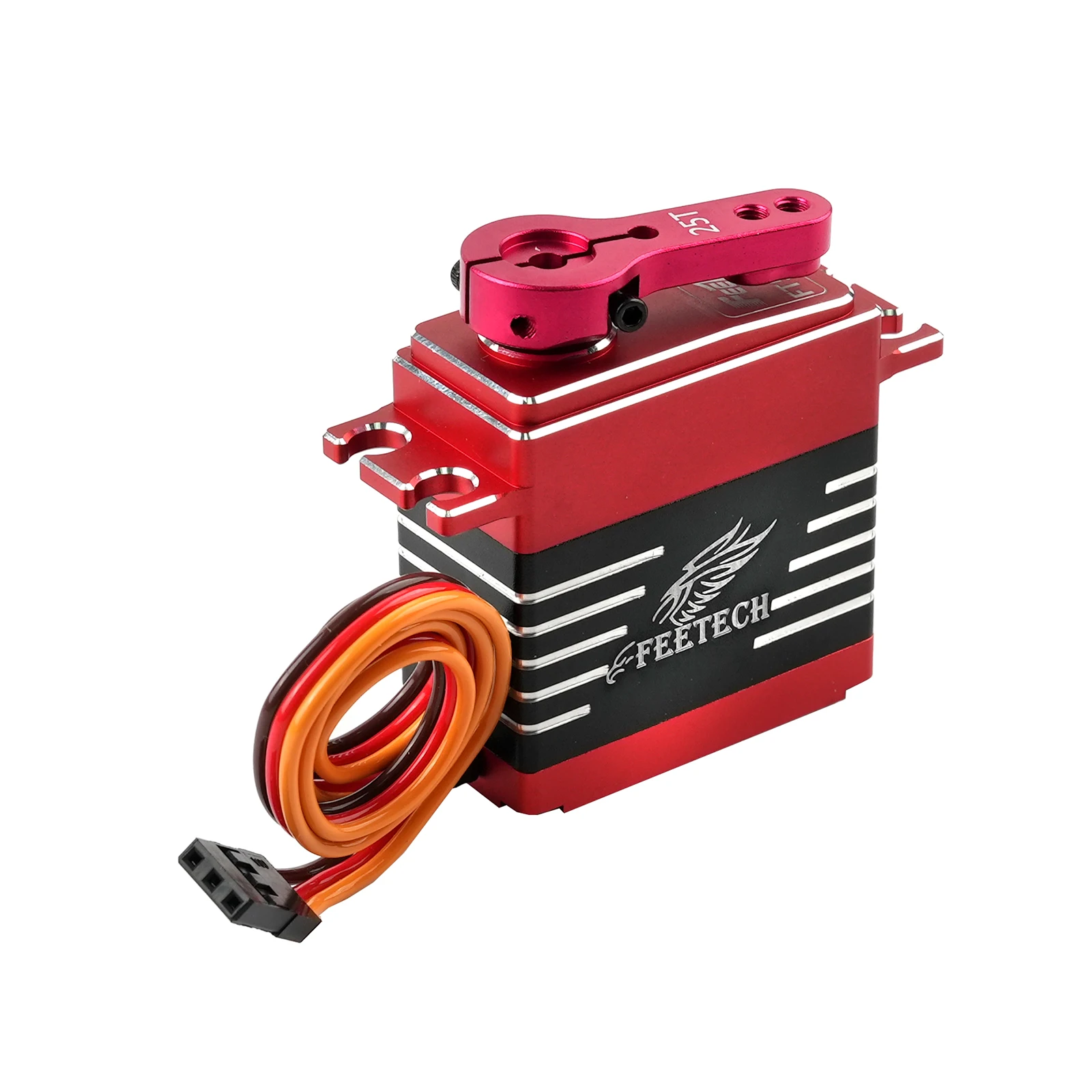 

FT5830M 30kg.cm PWM Digital Servo High Speed Metal Gear 7.4V 180° 25T Servo Arm for 1/8 1/10 RC Baja Truck Car Crawler