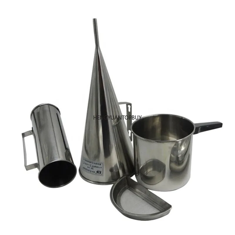 Mud Viscosity Test Kit - Marsh Funnel Viscometer with Stopwatch for Drilling Fluid Testing