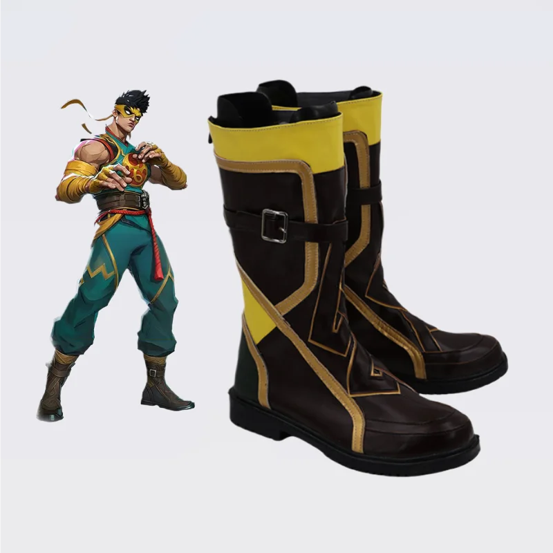 

Iron Fist Cosplay Shoes Boots Superhero Halloween Party Boots For Men Custom Made