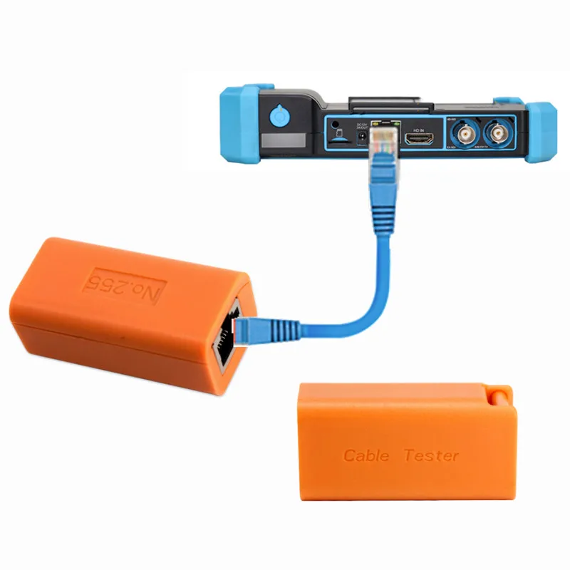 اختبار كابل UTP الأصلي RJ45Network صندوق اختبار الكابل العمل مع IPC CCTV كاميرا اختبار IPC9800 ، IPC5200 ، IPC1900 ، IPC1800 ، X7 X9