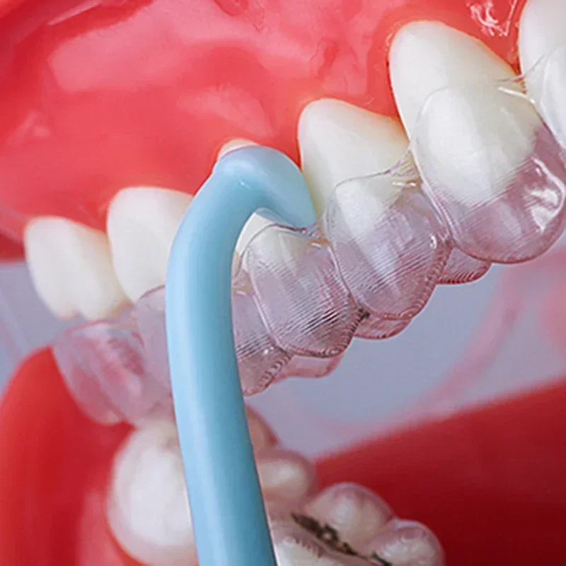 7 Stuks Professionele Tandheelkundige Verwijderingshaak Tool Plastic Orthodontische Aligner Verwijderen Onzichtbare Verwijderbare Beugels Heldere Mondverzorging