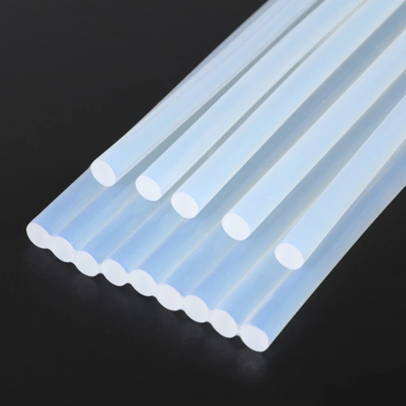 5/10/20pcs 7/11mm Transparent Hot Melt Gun Glue Sticks Hot Melt Adhesive Rod High Temperature Resistance Repair Glue Sticks