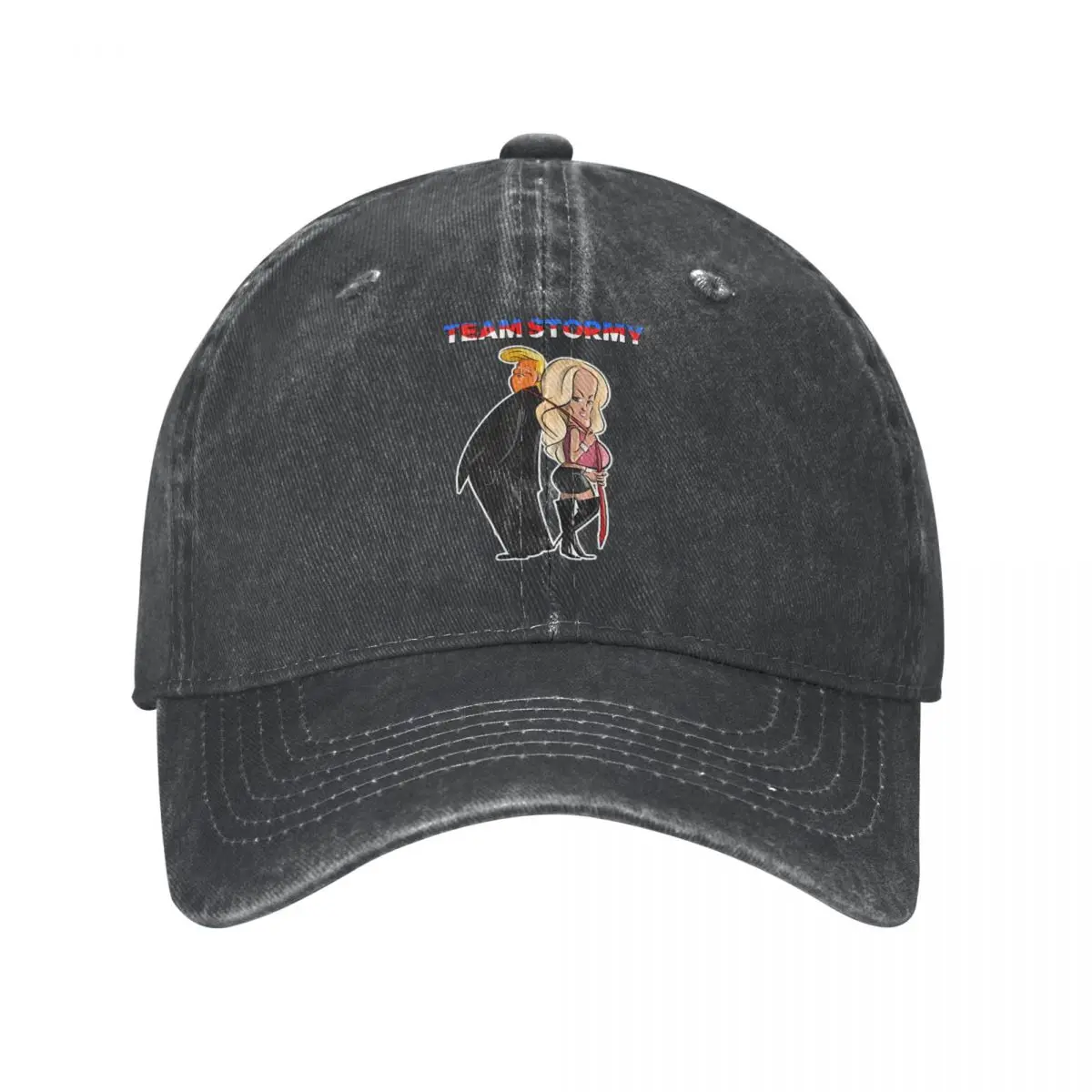 Im With Her Stormy Daniels Baseball Caps Vintage Distressed Cotton Headwear Unisex Style Outdoor Activities Gift Caps Hat