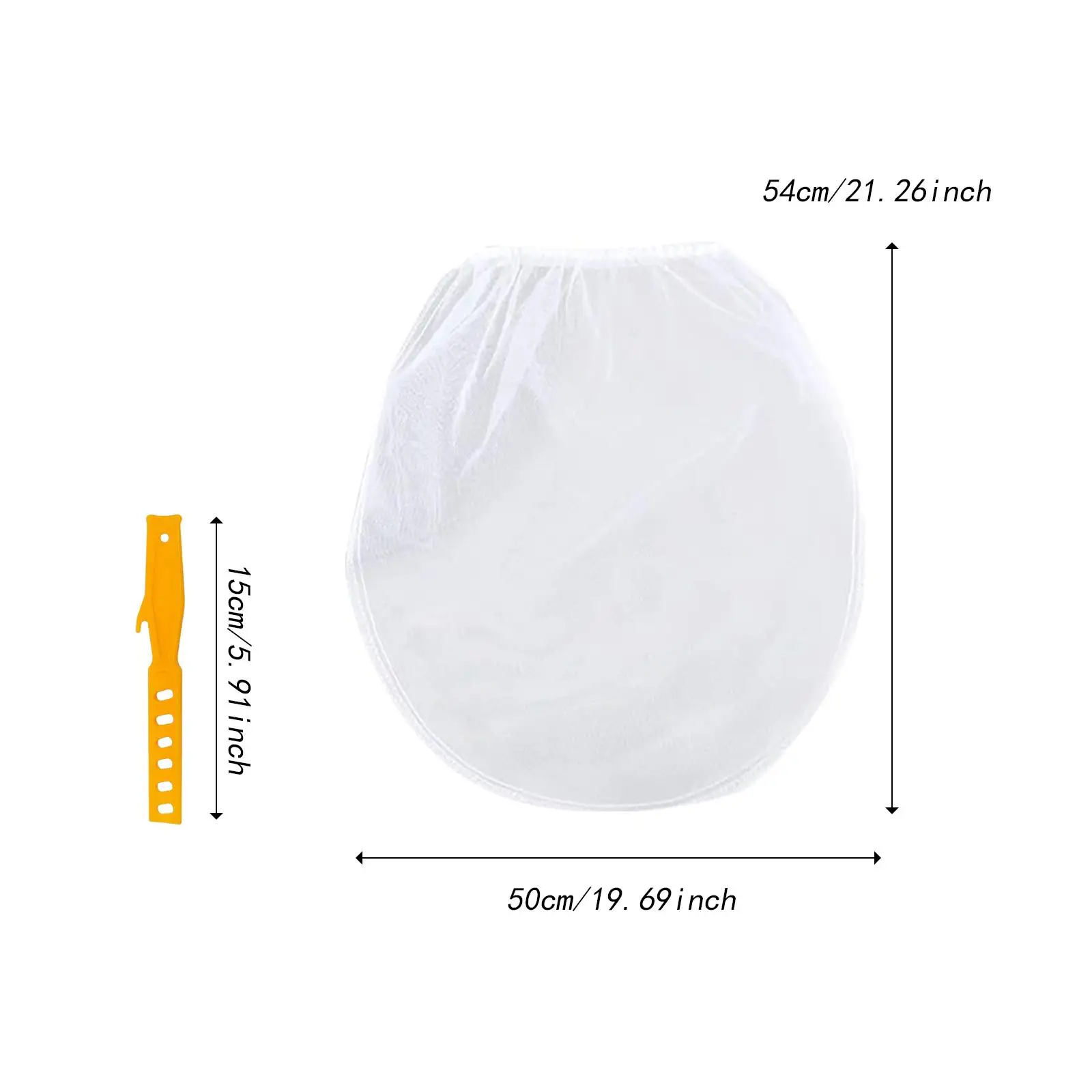 6-delige verffilterzakken Professioneel Veelzijdig Direct vervangen Utility-vloeistoffilterzak Fijnmazige zeef voor hydrocultuur