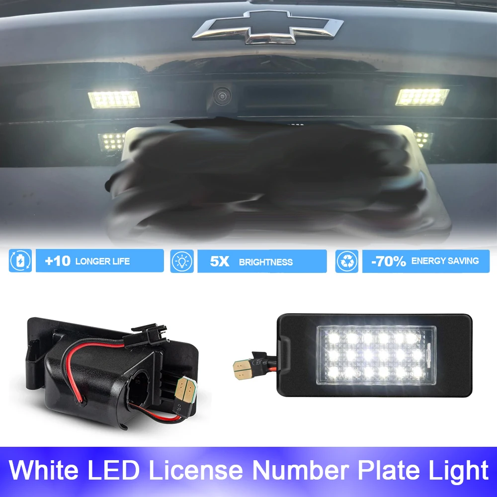 

OEM светодиодный отражатель заднего номерного знака, сигнальная лампа для Cadillac ATS Escalade ESV Chevrolet Malibu Equinox Tahoe