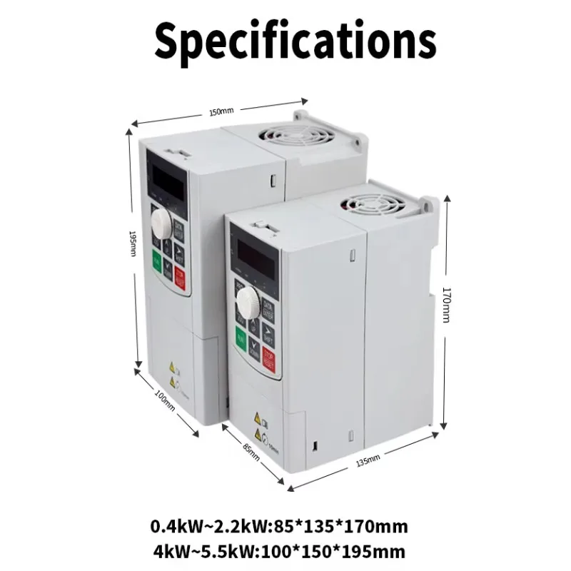Ac Drive Three Phase 220V 380V  Converter Vfd Vsd Frequency Inverter for Ac Motor Water Pump