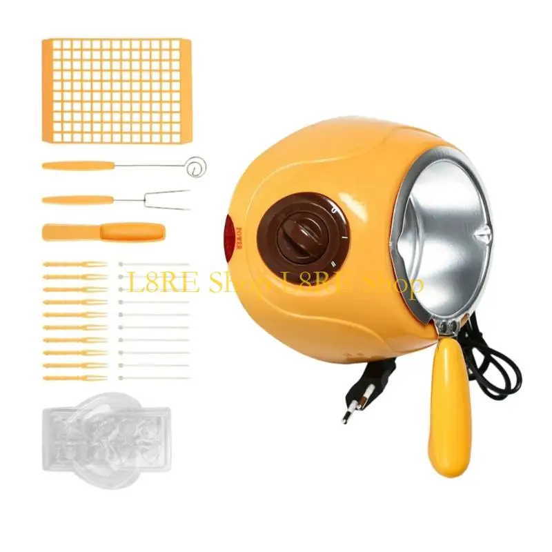 L8RE 전기 퐁듀 캔디 치즈 버터 주방 도구를위한 L8RE Electric Fondue Warmer Machine 베이킹