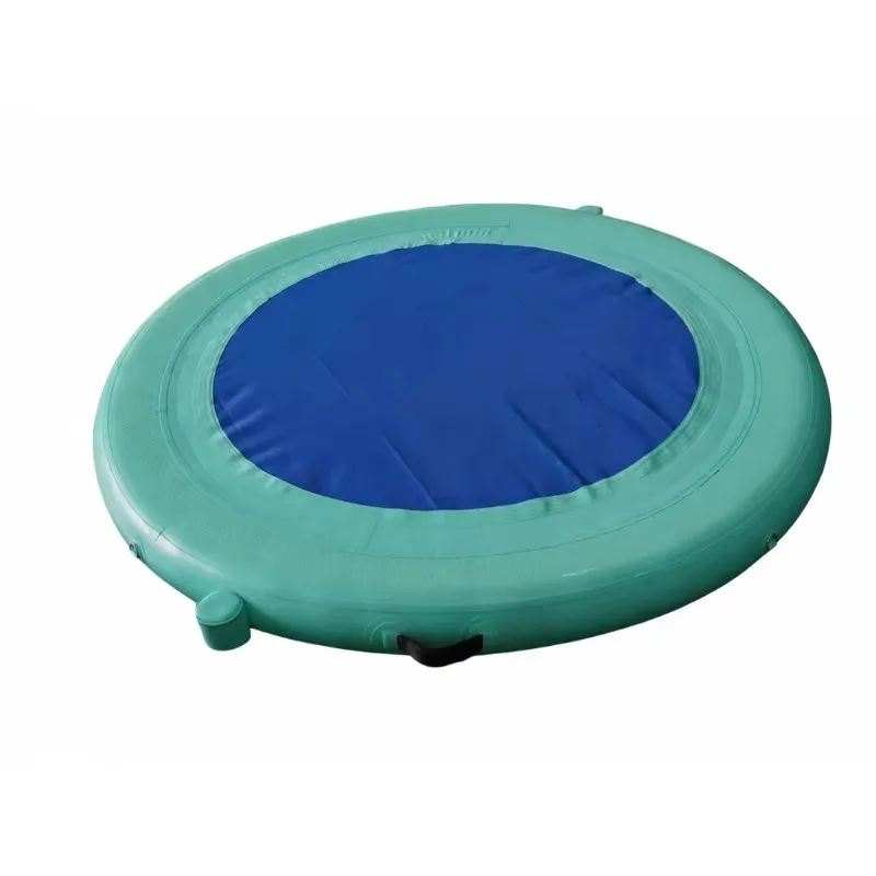 OEM supports marine grade PVC children's folding portable inflatable trampoline