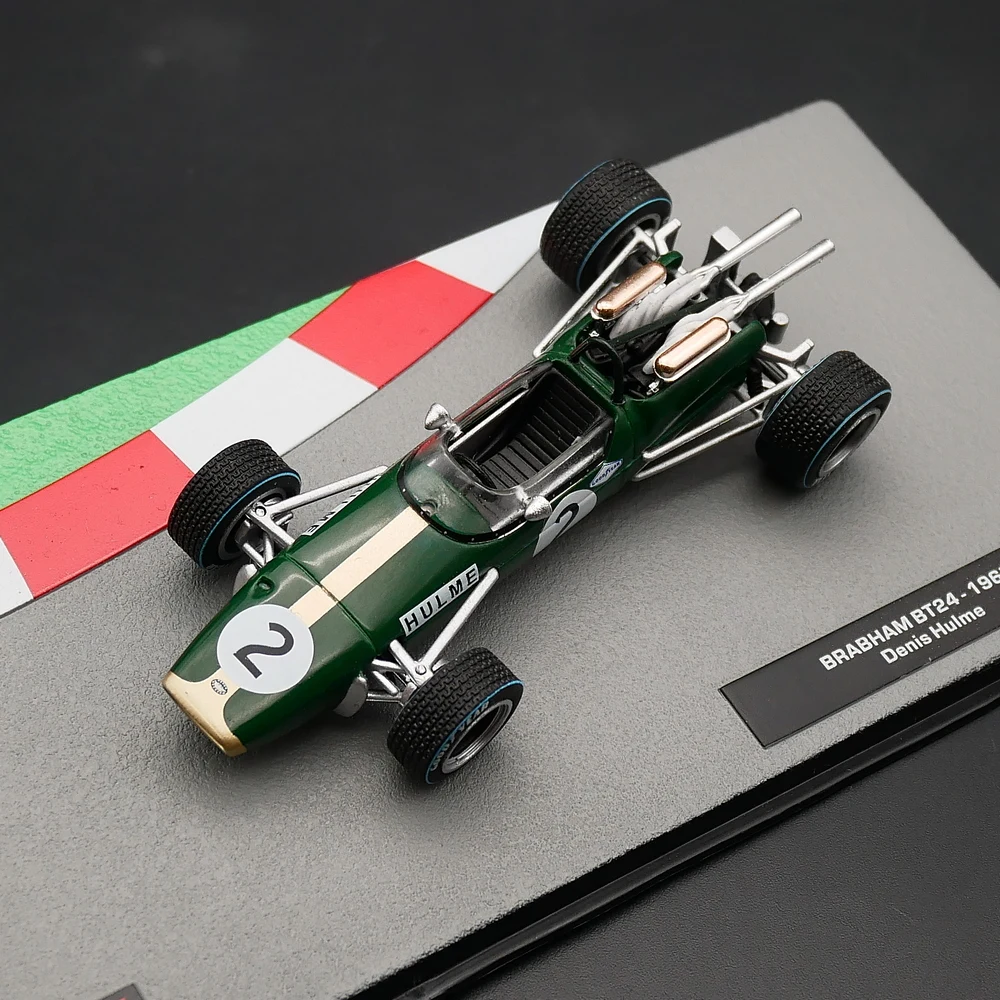 Ixo 1:43 Brabham BT24 1967 Denis Hulme Diecast Car Model Metal Toy Vehicle