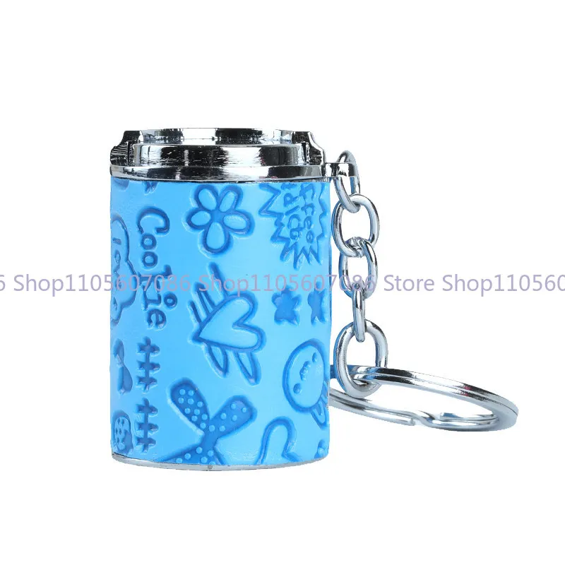 Coin Tube, Keychain, Ring Chain, Metal Piggy Bank.