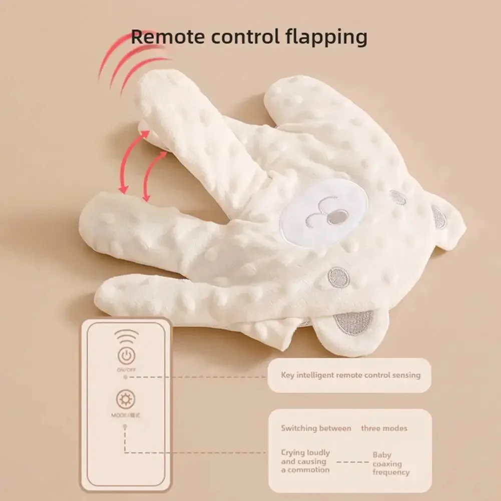 Soothing Pressure Pillow Cartoon Anti-Anxiety Hand Glove For Infant Hand Pillow Anti-scare Pacifying Electric Clapping Palm