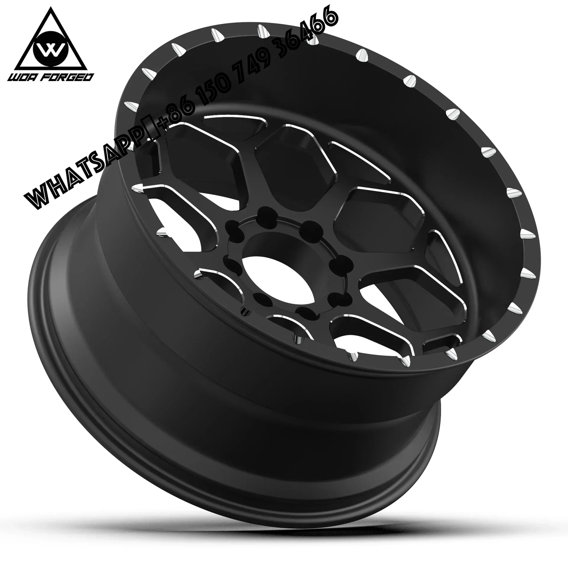 6061-T6 WOAFORGED 20 22 24 26 28 30 Inch 14j 16j Offset -76 -101 Custom Forged Wheel off Road 4x4 Car Rim Wheel Hub for