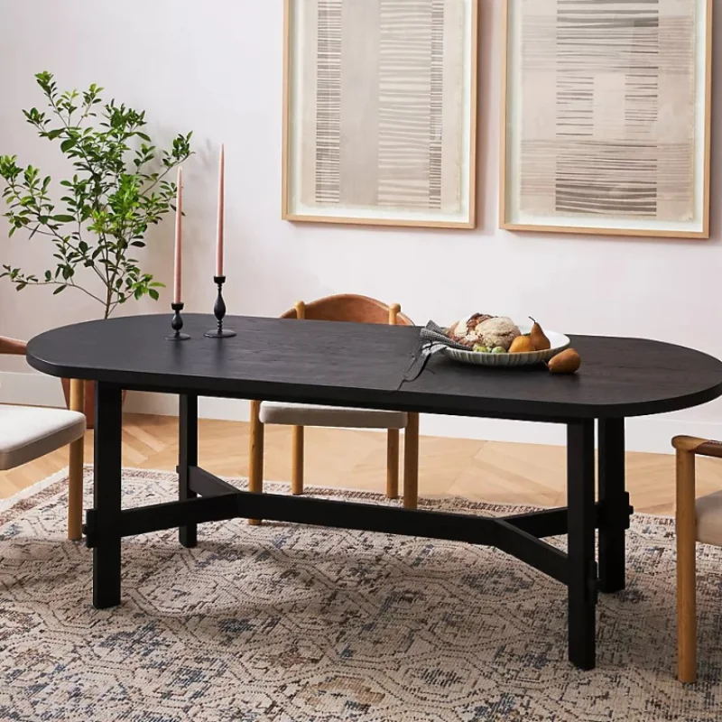 

Dining table French modern log bed and breakfast style table