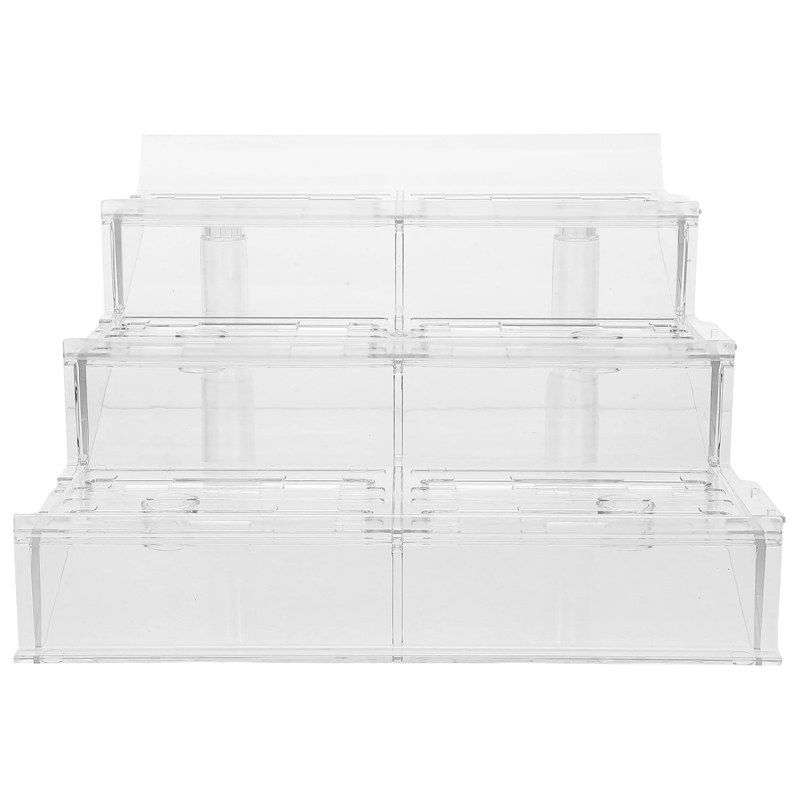 

Supermarket Freezer Display Rack Cupcake Tower Graduated Fruit Organizer Holder Stand Merchandising Counter Multi-level