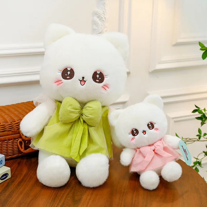 

Kawaii Kt Плюшевая игрушка Милый кот Плюшевые игрушки Кукла с платьем принцессы Мягкое животное для детей Подарок на день рождения Мягкая подушка для девочек