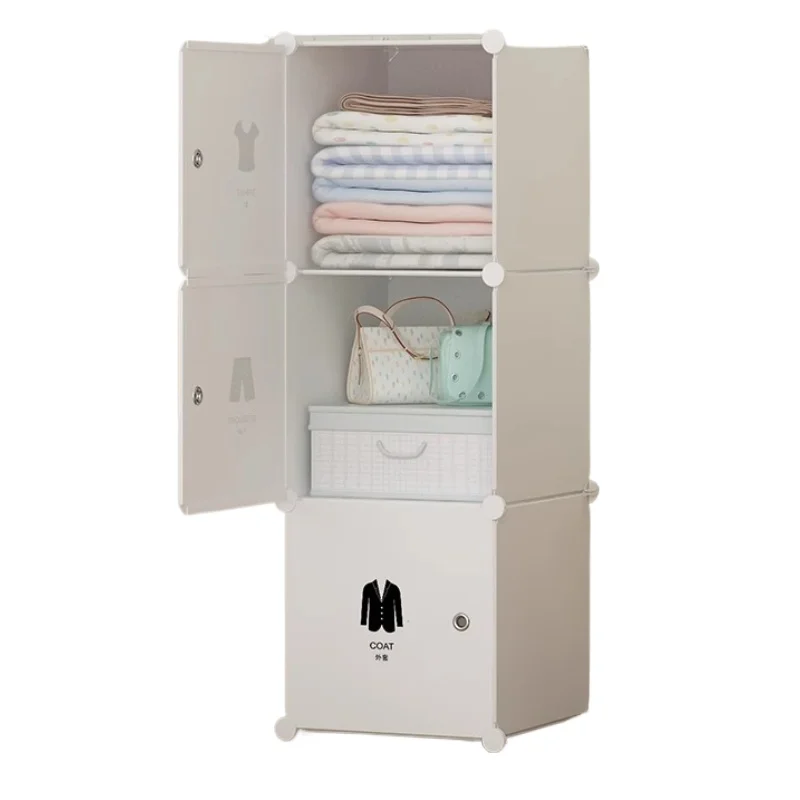 

Home Furniture Wardrobe System Minimalist Storage Muebles Bedroom Cube Closet Organizer Partitions Plastic Partitions Organizer