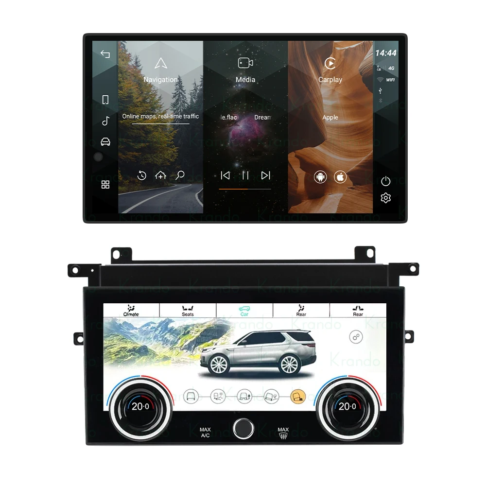 

Krando 13.3 inch Auto GPS Navigation For Range Rover Discovery 5 2017-2021 Car Multimedia GPS 4G autoradio
